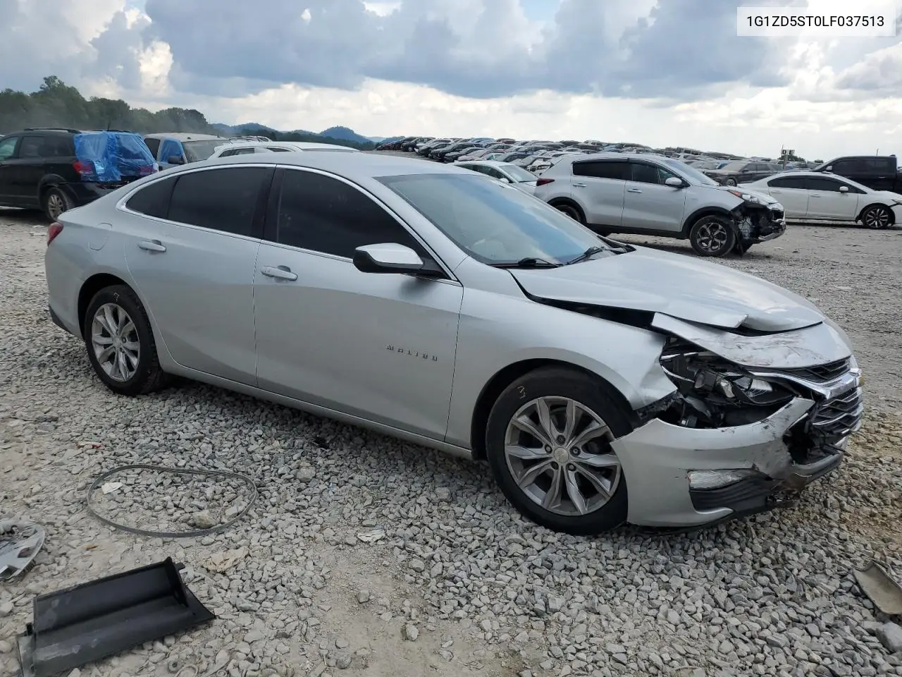 2020 Chevrolet Malibu Lt VIN: 1G1ZD5ST0LF037513 Lot: 62697105