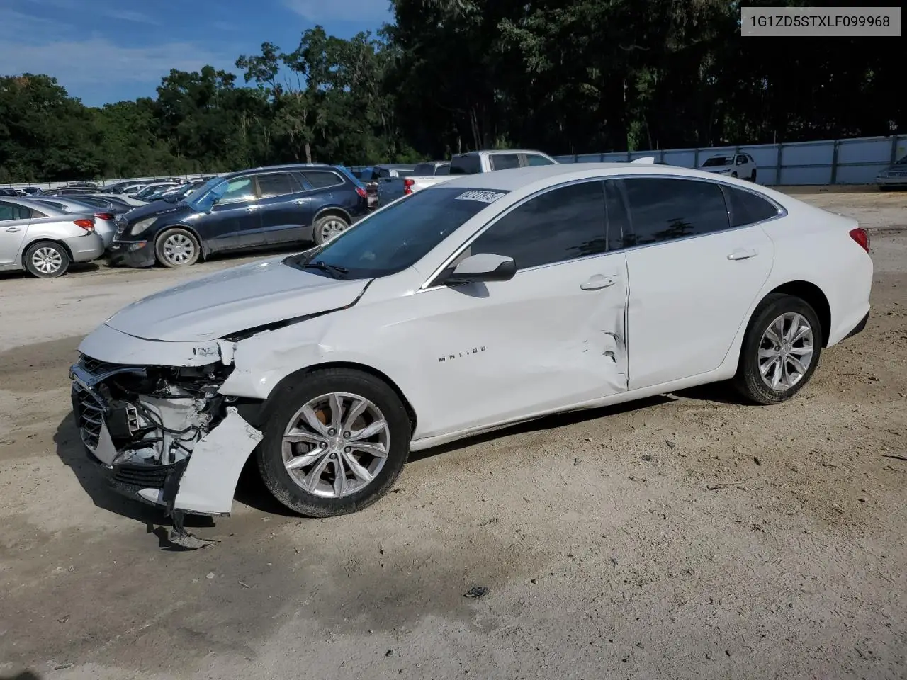 2020 Chevrolet Malibu Lt VIN: 1G1ZD5STXLF099968 Lot: 62727975