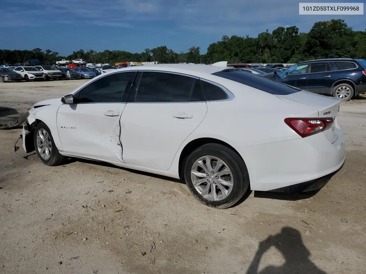 2020 Chevrolet Malibu Lt VIN: 1G1ZD5STXLF099968 Lot: 62727975