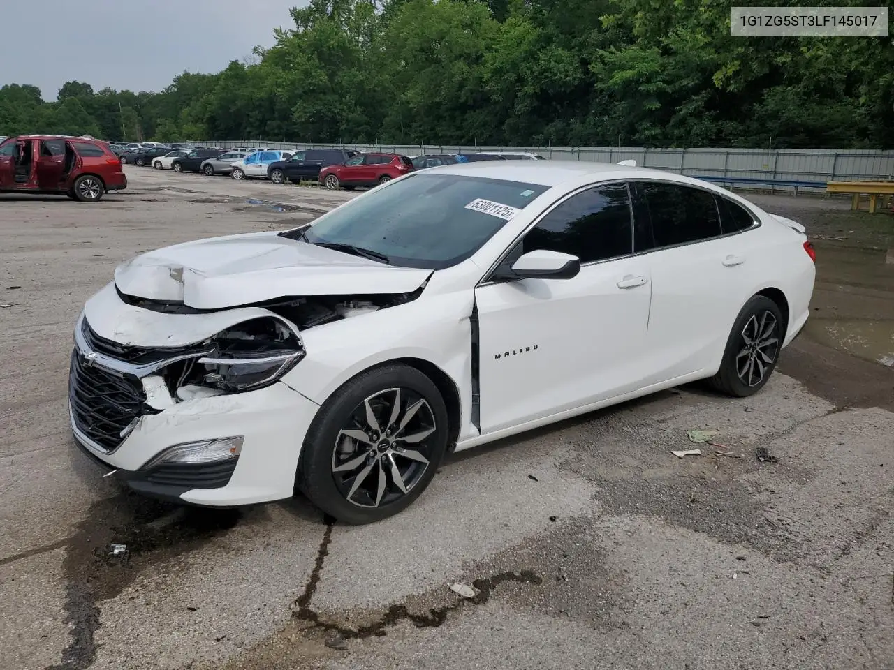 2020 Chevrolet Malibu Rs VIN: 1G1ZG5ST3LF145017 Lot: 63001125