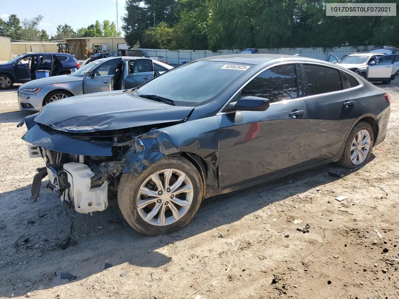 2020 Chevrolet Malibu Lt VIN: 1G1ZD5ST0LF072021 Lot: 63063925