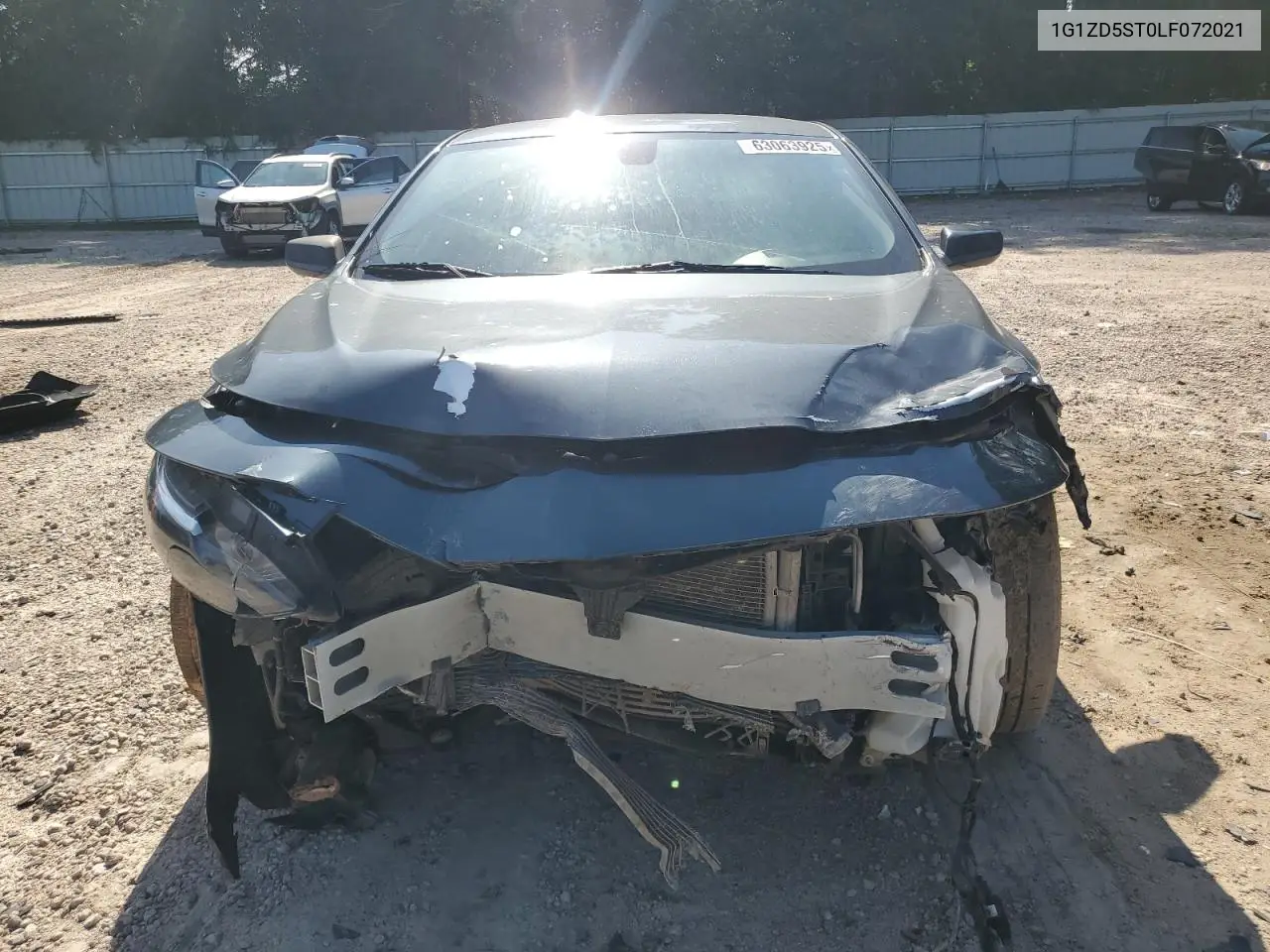 2020 Chevrolet Malibu Lt VIN: 1G1ZD5ST0LF072021 Lot: 63063925