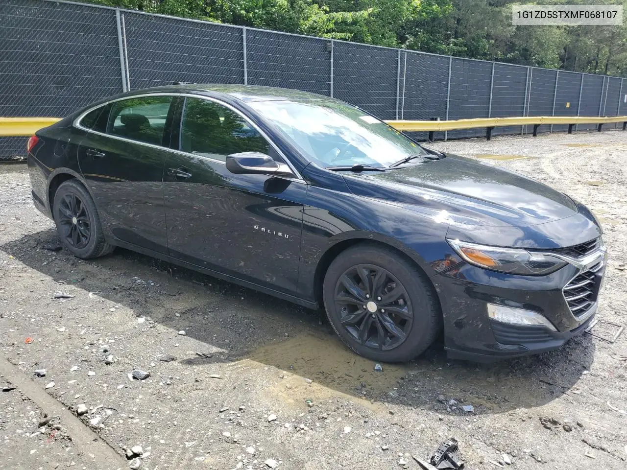 2021 Chevrolet Malibu Lt VIN: 1G1ZD5STXMF068107 Lot: 56838285