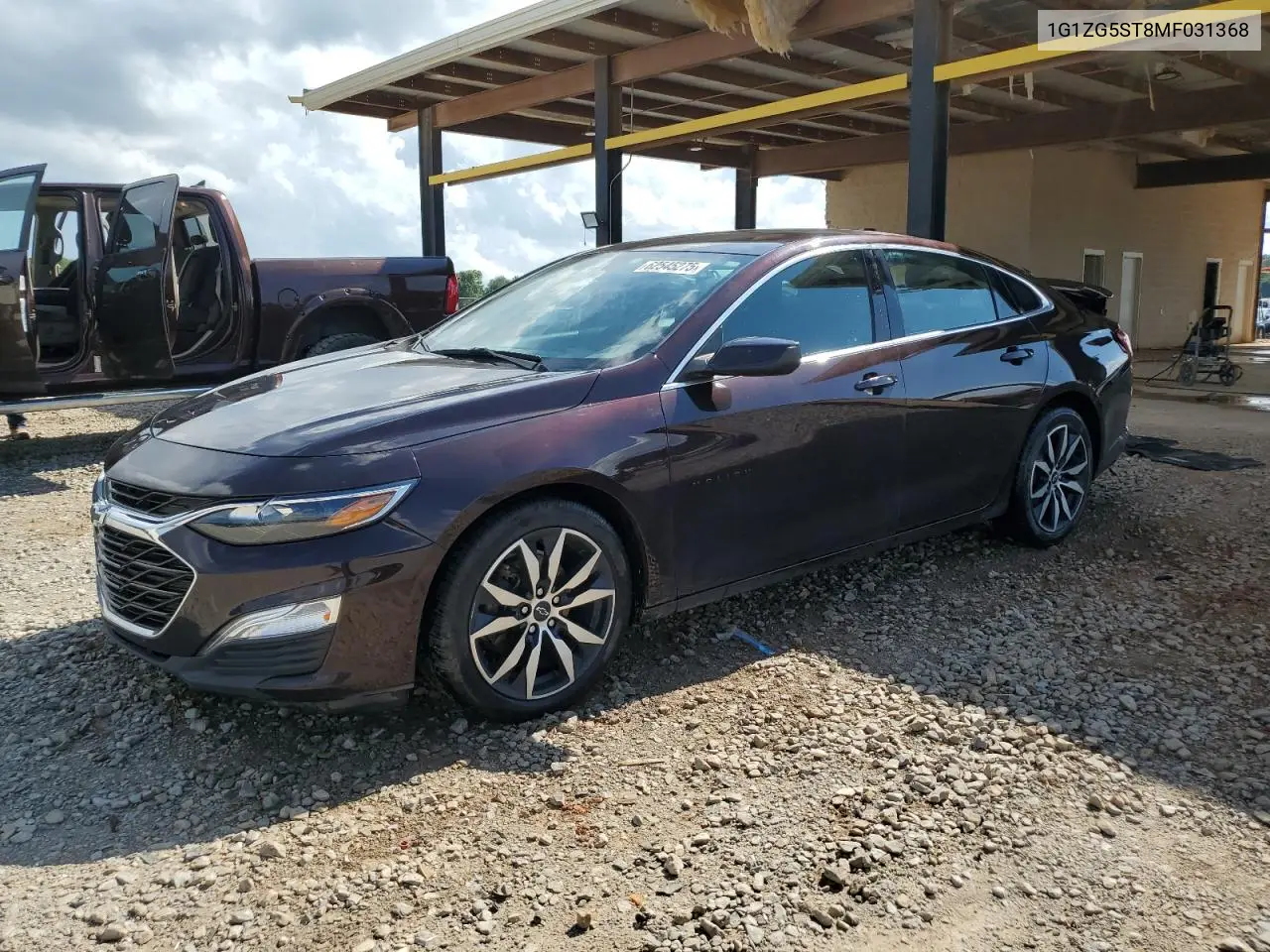 2021 Chevrolet Malibu Rs VIN: 1G1ZG5ST8MF031368 Lot: 62545275
