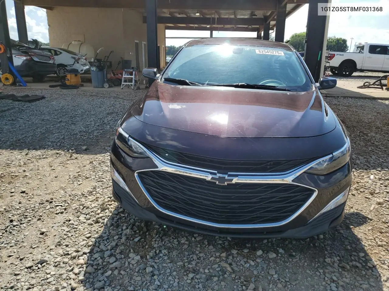 2021 Chevrolet Malibu Rs VIN: 1G1ZG5ST8MF031368 Lot: 62545275