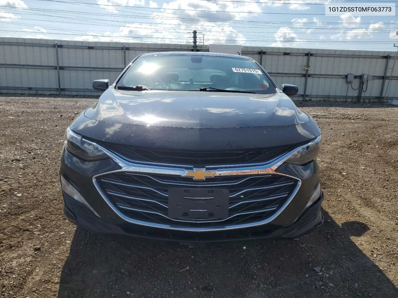 2021 Chevrolet Malibu Lt VIN: 1G1ZD5ST0MF063773 Lot: 62761915