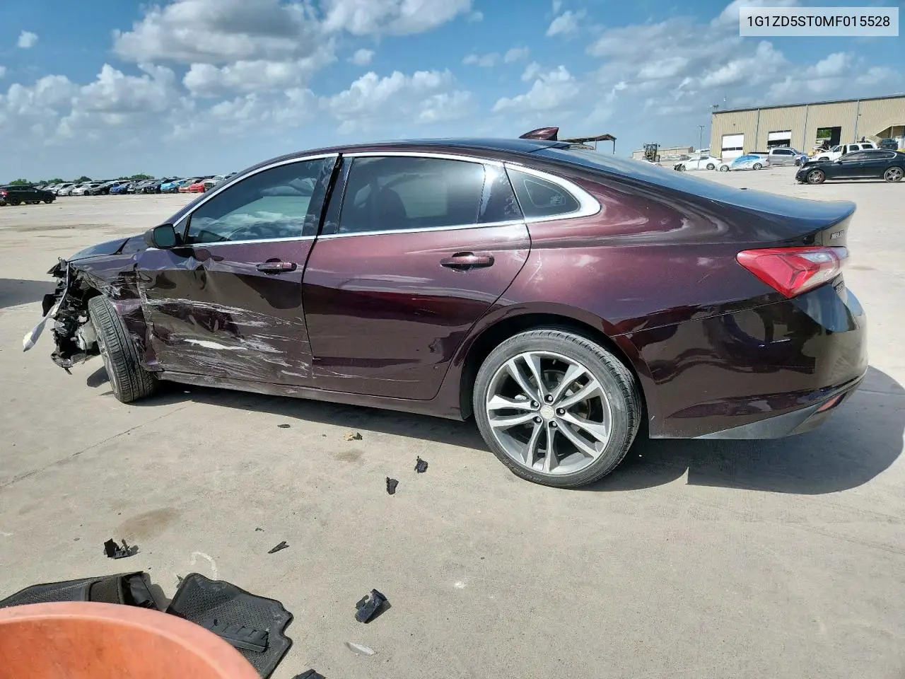 2021 Chevrolet Malibu Lt VIN: 1G1ZD5ST0MF015528 Lot: 62868585