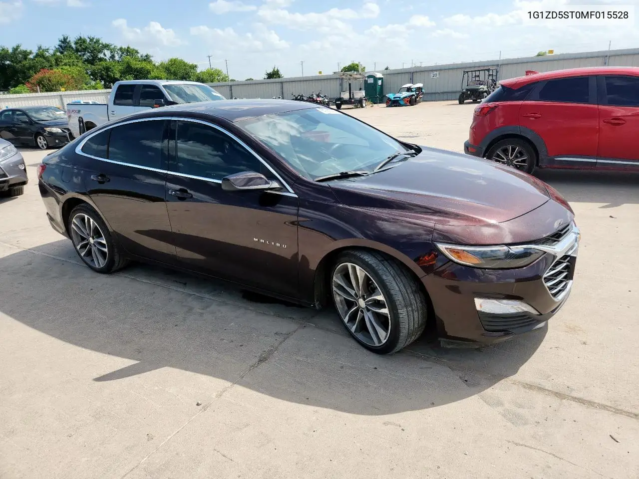 2021 Chevrolet Malibu Lt VIN: 1G1ZD5ST0MF015528 Lot: 62868585