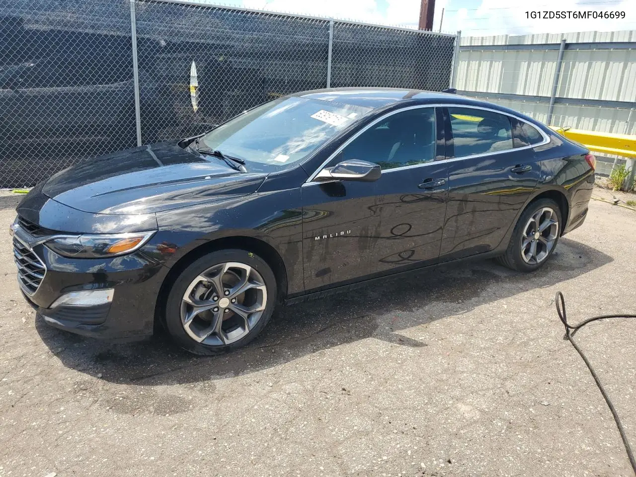 2021 Chevrolet Malibu Lt VIN: 1G1ZD5ST6MF046699 Lot: 62919715