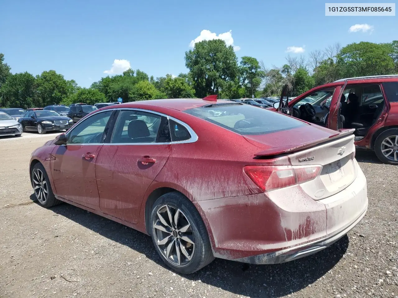 2021 Chevrolet Malibu Rs VIN: 1G1ZG5ST3MF085645 Lot: 63026465