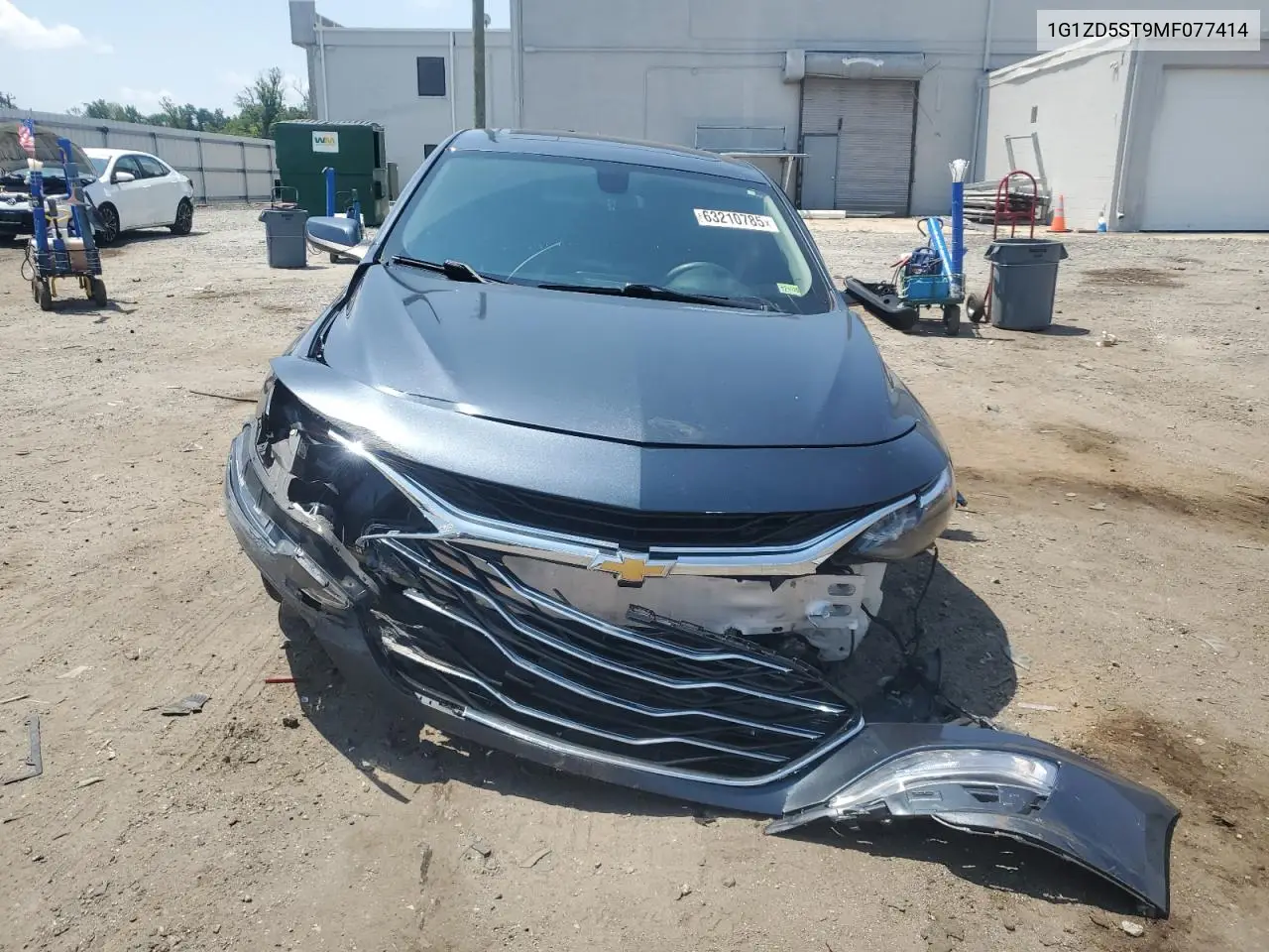 2021 Chevrolet Malibu Lt VIN: 1G1ZD5ST9MF077414 Lot: 63210785