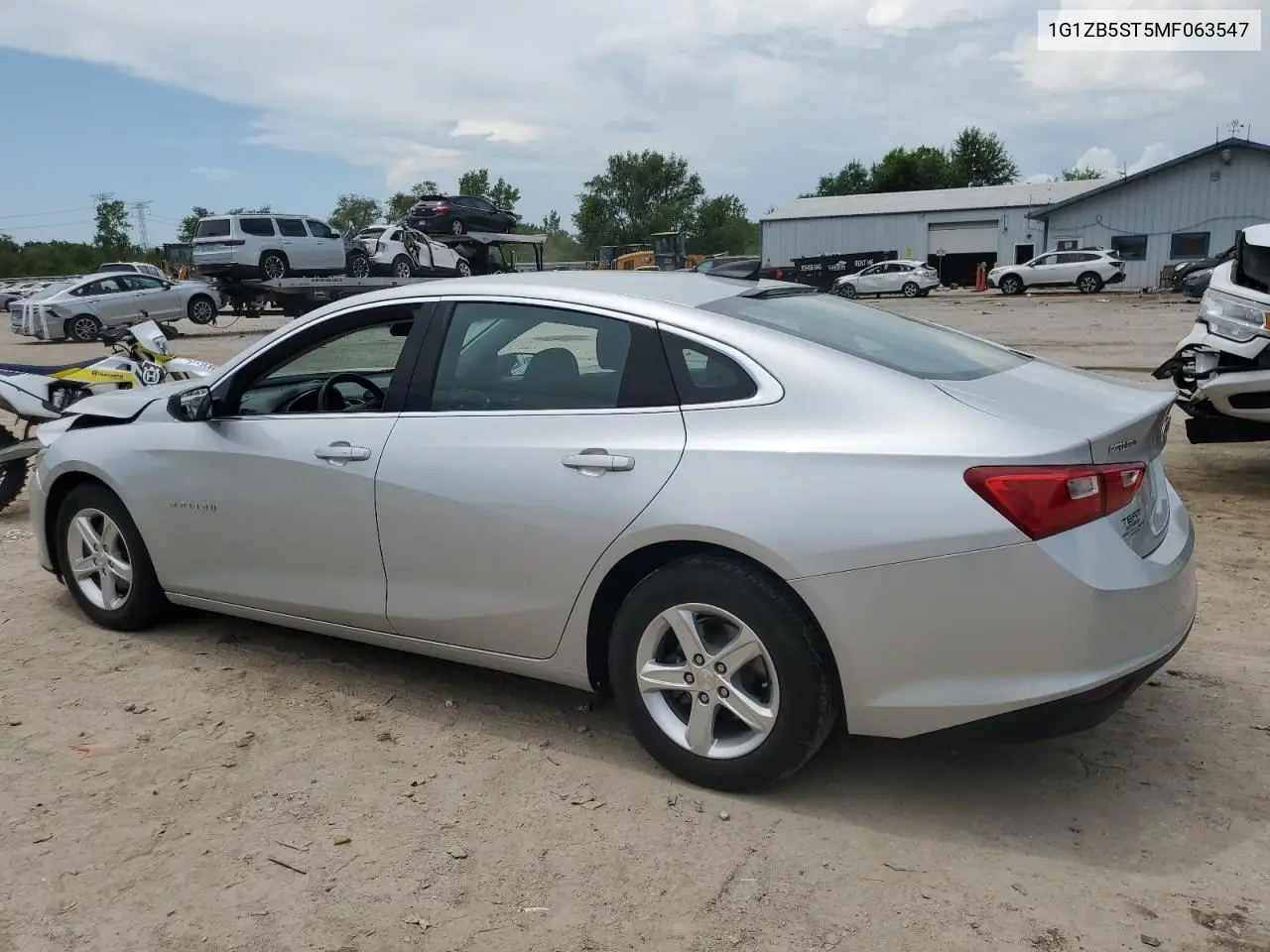 2021 Chevrolet Malibu Ls VIN: 1G1ZB5ST5MF063547 Lot: 64770045