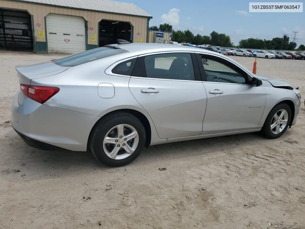 2021 Chevrolet Malibu Ls VIN: 1G1ZB5ST5MF063547 Lot: 64770045