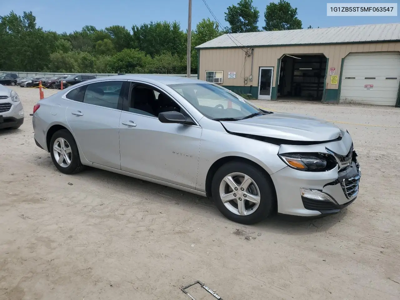 2021 Chevrolet Malibu Ls VIN: 1G1ZB5ST5MF063547 Lot: 64770045