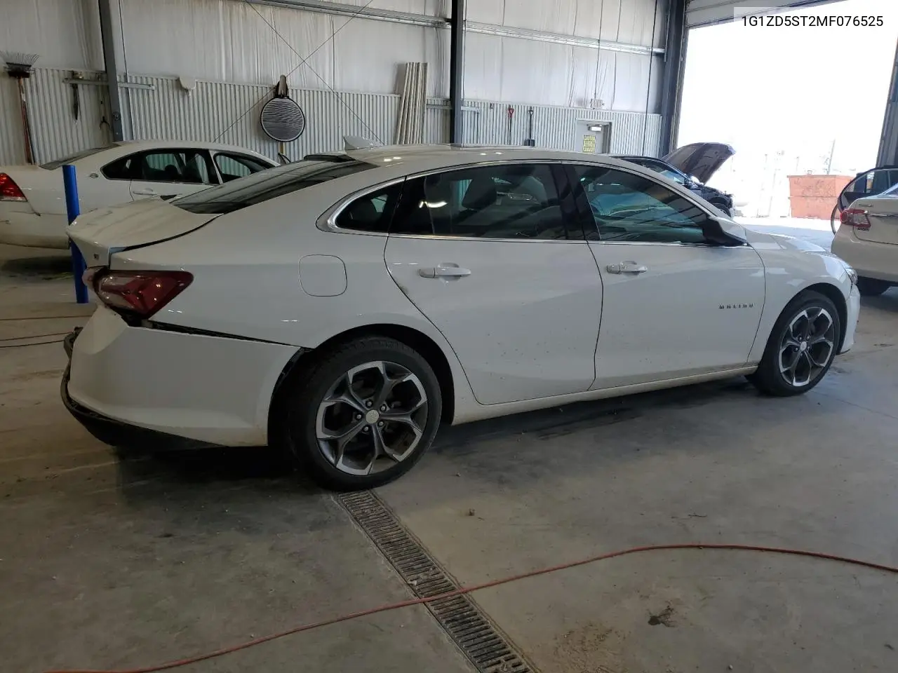 2021 Chevrolet Malibu Lt VIN: 1G1ZD5ST2MF076525 Lot: 65002915