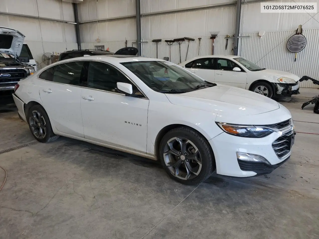 2021 Chevrolet Malibu Lt VIN: 1G1ZD5ST2MF076525 Lot: 65002915