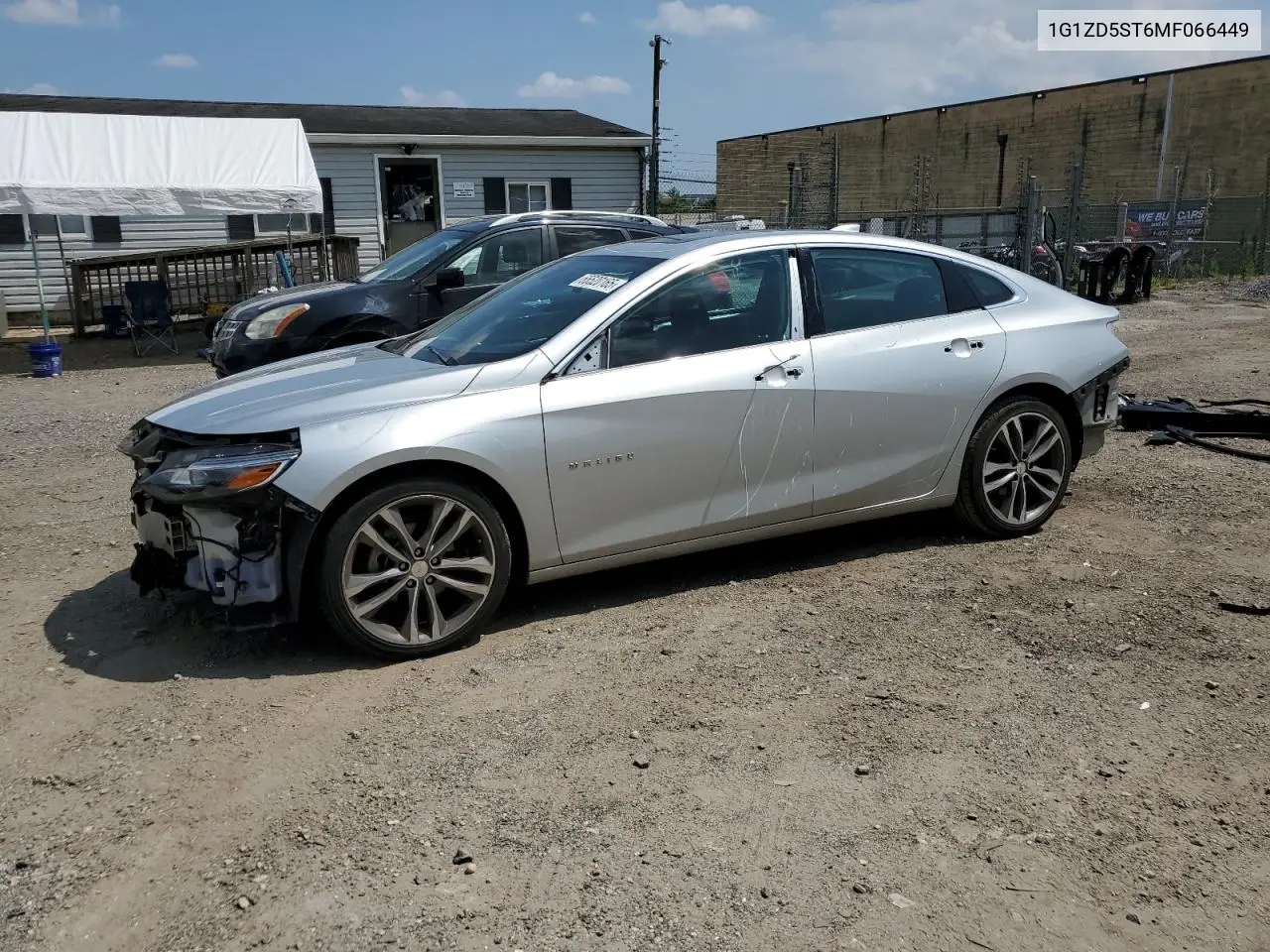 2021 Chevrolet Malibu Lt VIN: 1G1ZD5ST6MF066449 Lot: 65520165