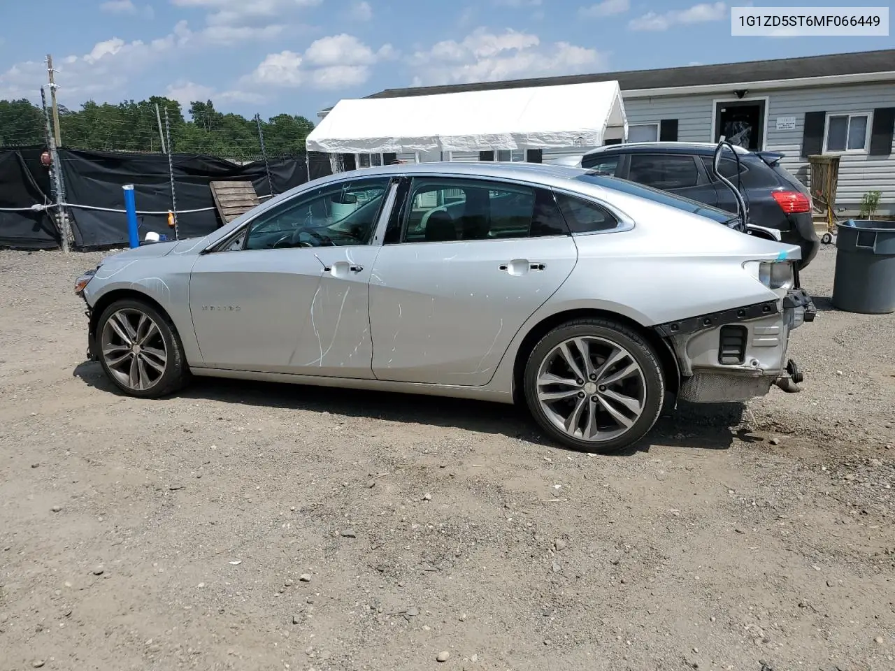 2021 Chevrolet Malibu Lt VIN: 1G1ZD5ST6MF066449 Lot: 65520165