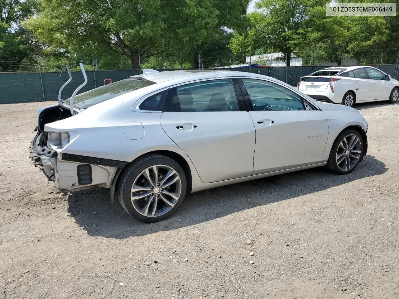 2021 Chevrolet Malibu Lt VIN: 1G1ZD5ST6MF066449 Lot: 65520165