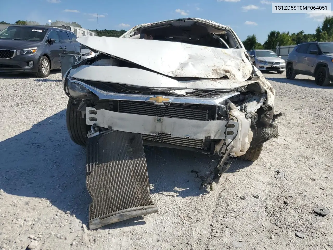 2021 Chevrolet Malibu Lt VIN: 1G1ZD5ST0MF064051 Lot: 66021105