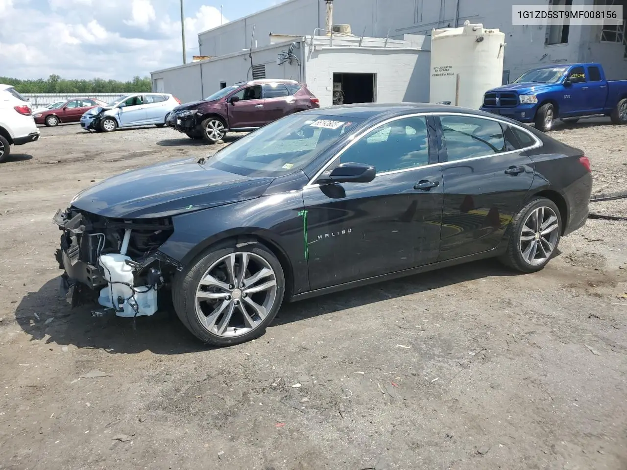 2021 Chevrolet Malibu Lt VIN: 1G1ZD5ST9MF008156 Lot: 66193605