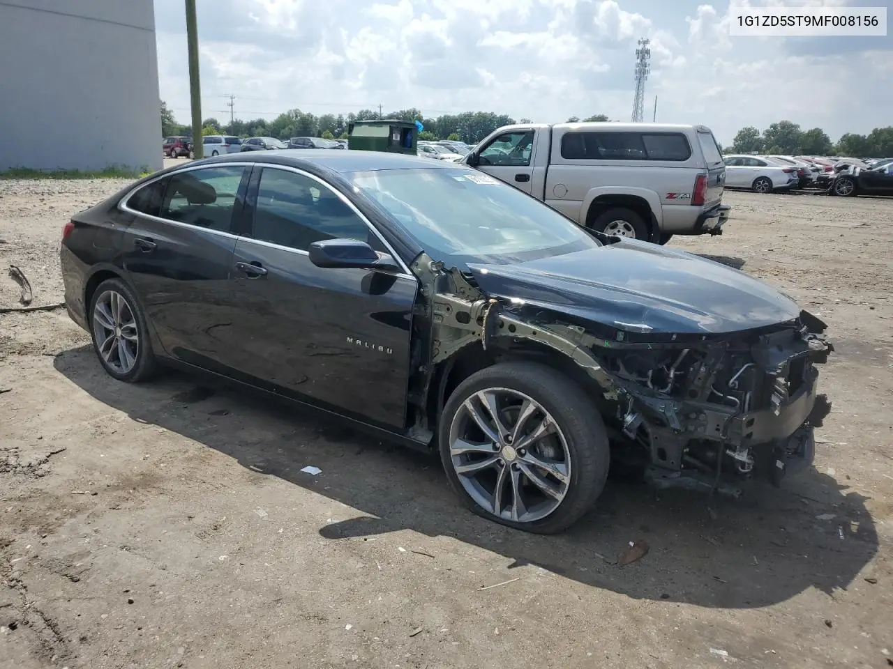 2021 Chevrolet Malibu Lt VIN: 1G1ZD5ST9MF008156 Lot: 66193605