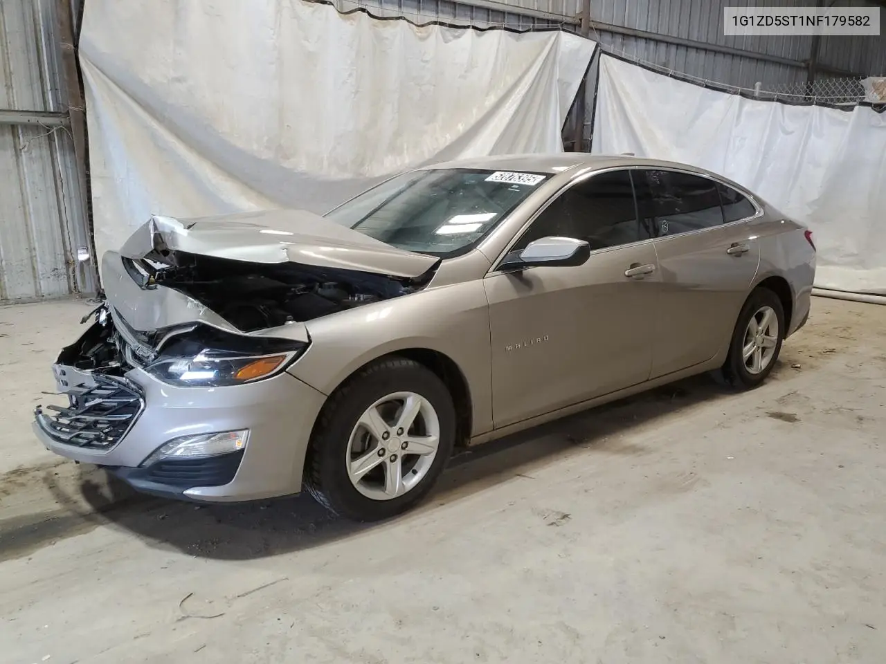 2022 Chevrolet Malibu Lt VIN: 1G1ZD5ST1NF179582 Lot: 52876395