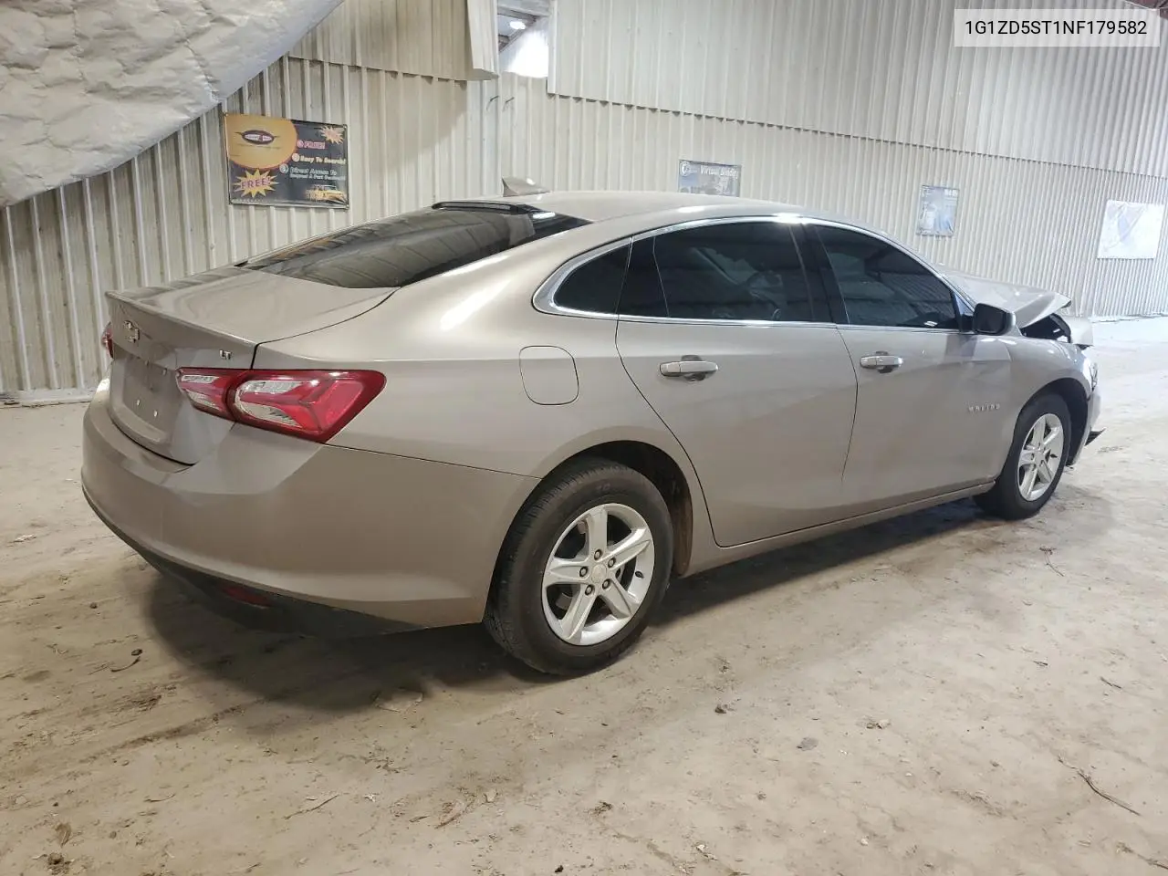 2022 Chevrolet Malibu Lt VIN: 1G1ZD5ST1NF179582 Lot: 52876395