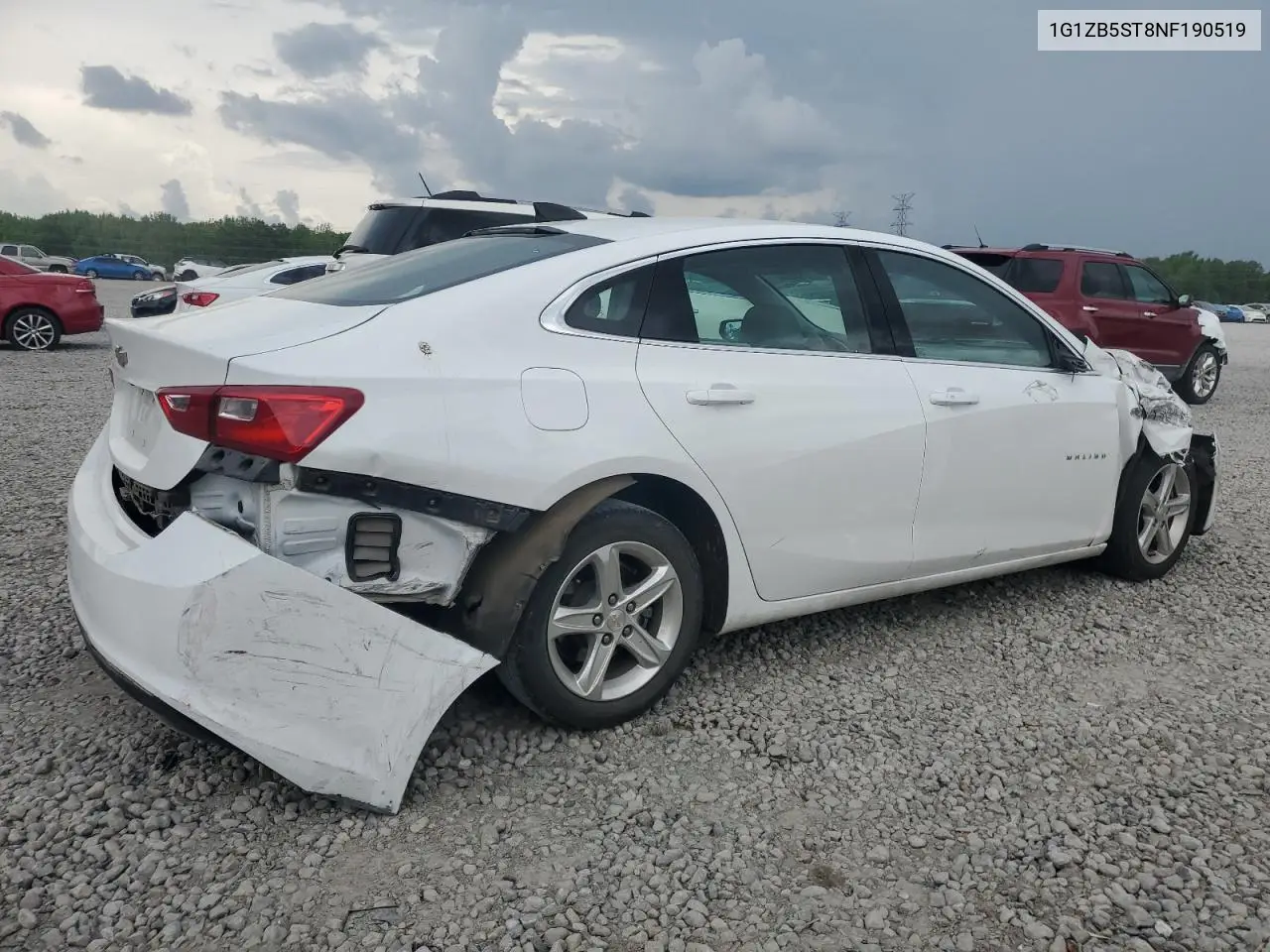 2022 Chevrolet Malibu Ls VIN: 1G1ZB5ST8NF190519 Lot: 54383305