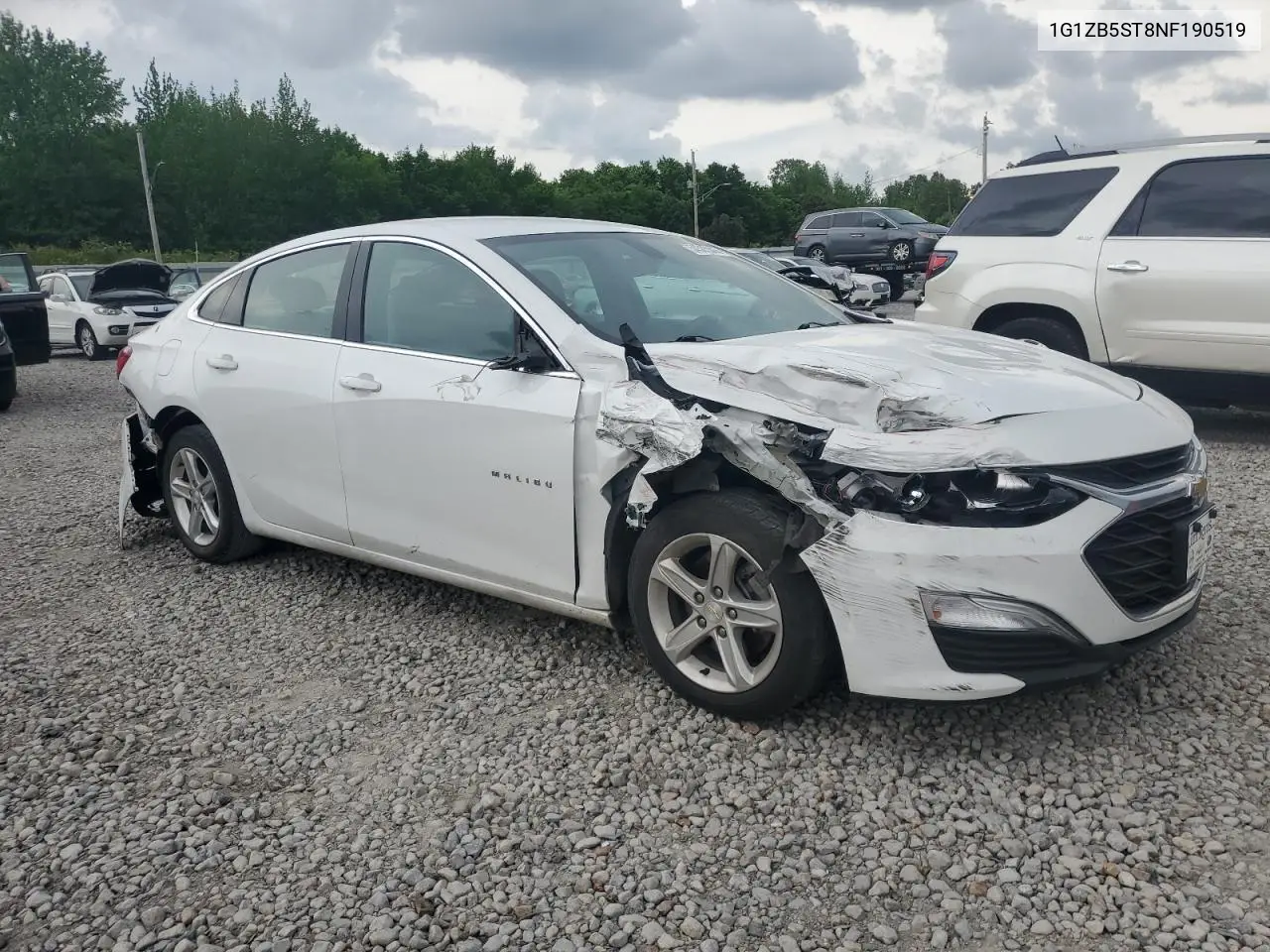 2022 Chevrolet Malibu Ls VIN: 1G1ZB5ST8NF190519 Lot: 54383305