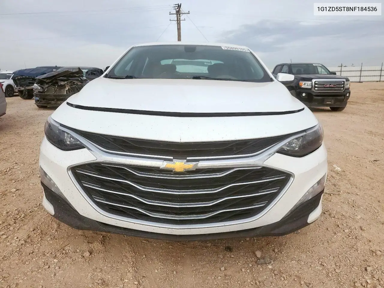 2022 Chevrolet Malibu Lt VIN: 1G1ZD5ST8NF184536 Lot: 55899105