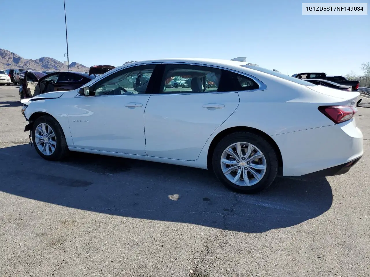 2022 Chevrolet Malibu Lt VIN: 1G1ZD5ST7NF149034 Lot: 56204515