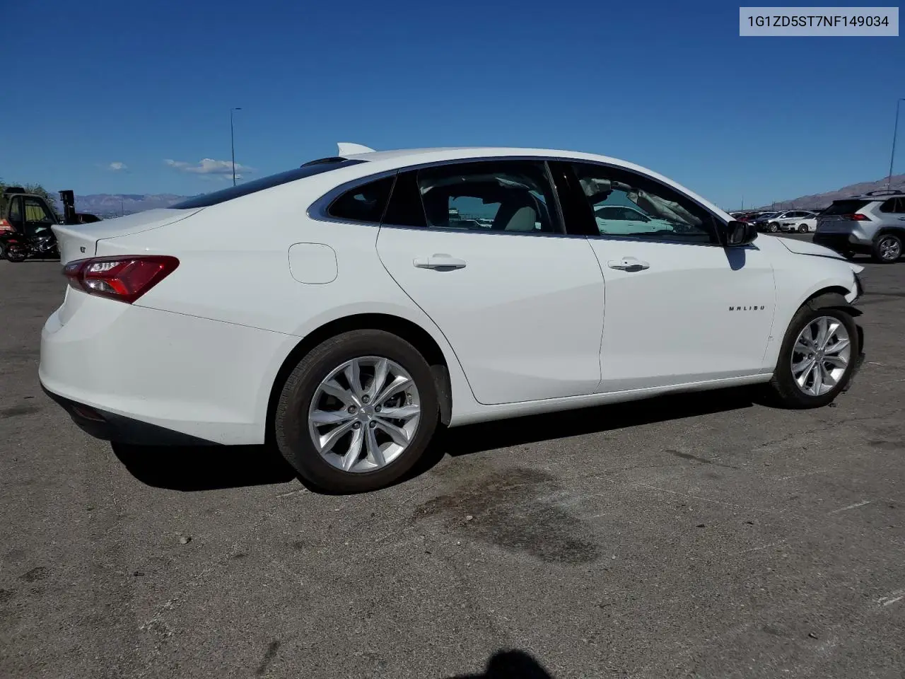 2022 Chevrolet Malibu Lt VIN: 1G1ZD5ST7NF149034 Lot: 56204515