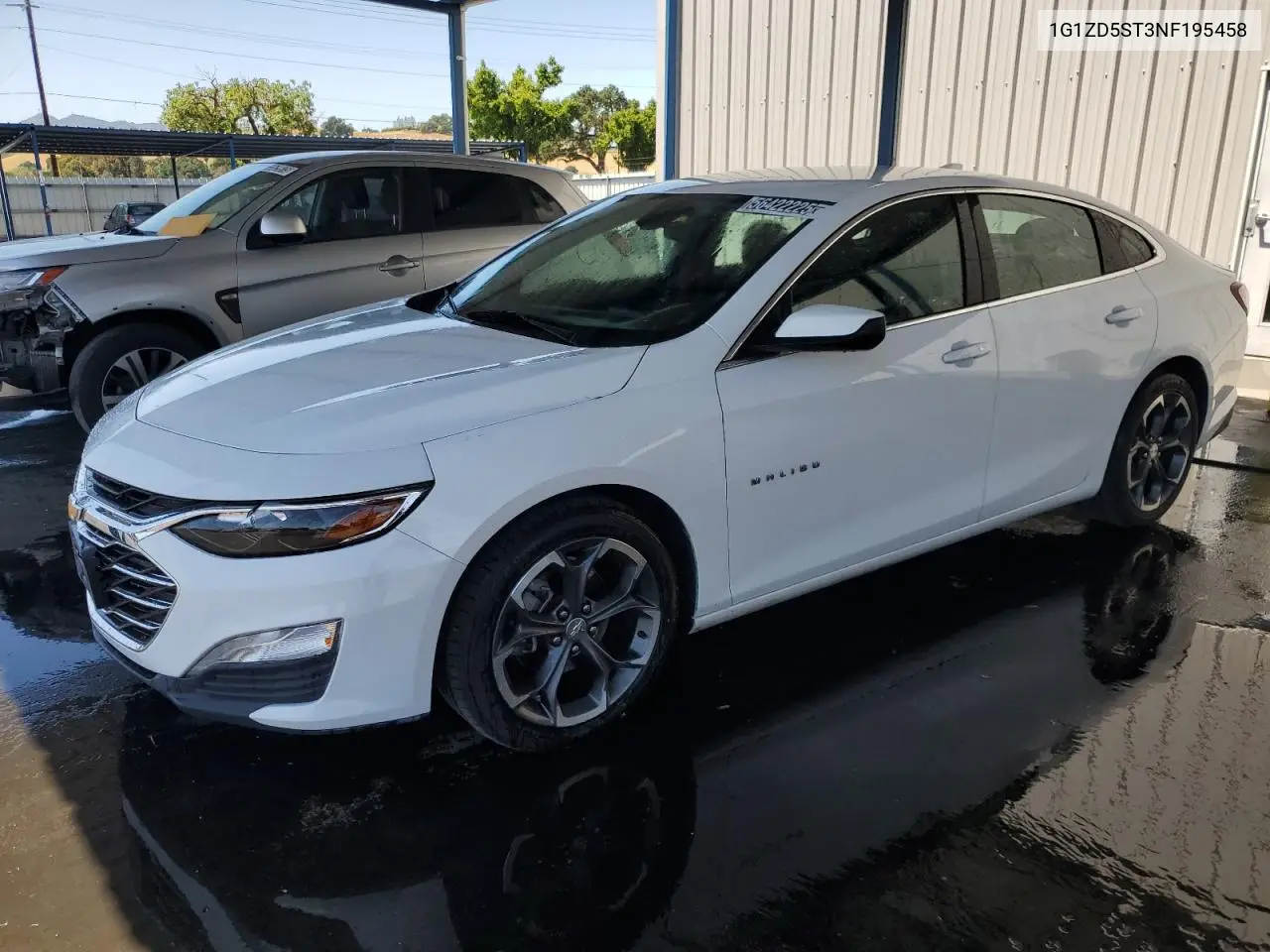 2022 Chevrolet Malibu Lt VIN: 1G1ZD5ST3NF195458 Lot: 56422225
