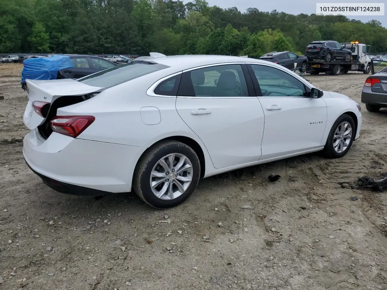 2022 Chevrolet Malibu Lt VIN: 1G1ZD5ST8NF124238 Lot: 56535715
