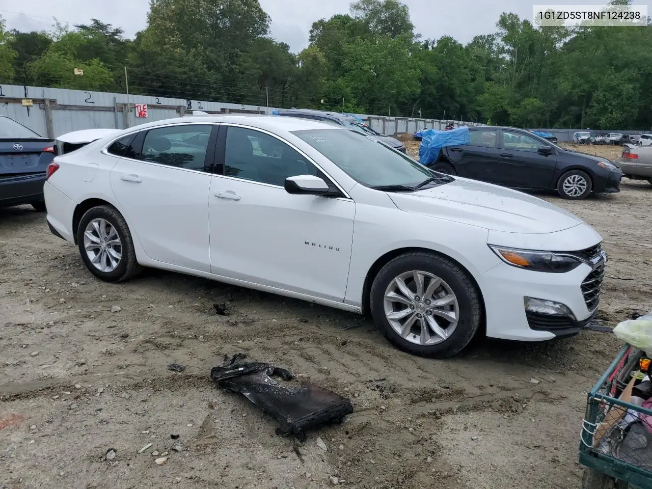 2022 Chevrolet Malibu Lt VIN: 1G1ZD5ST8NF124238 Lot: 56535715