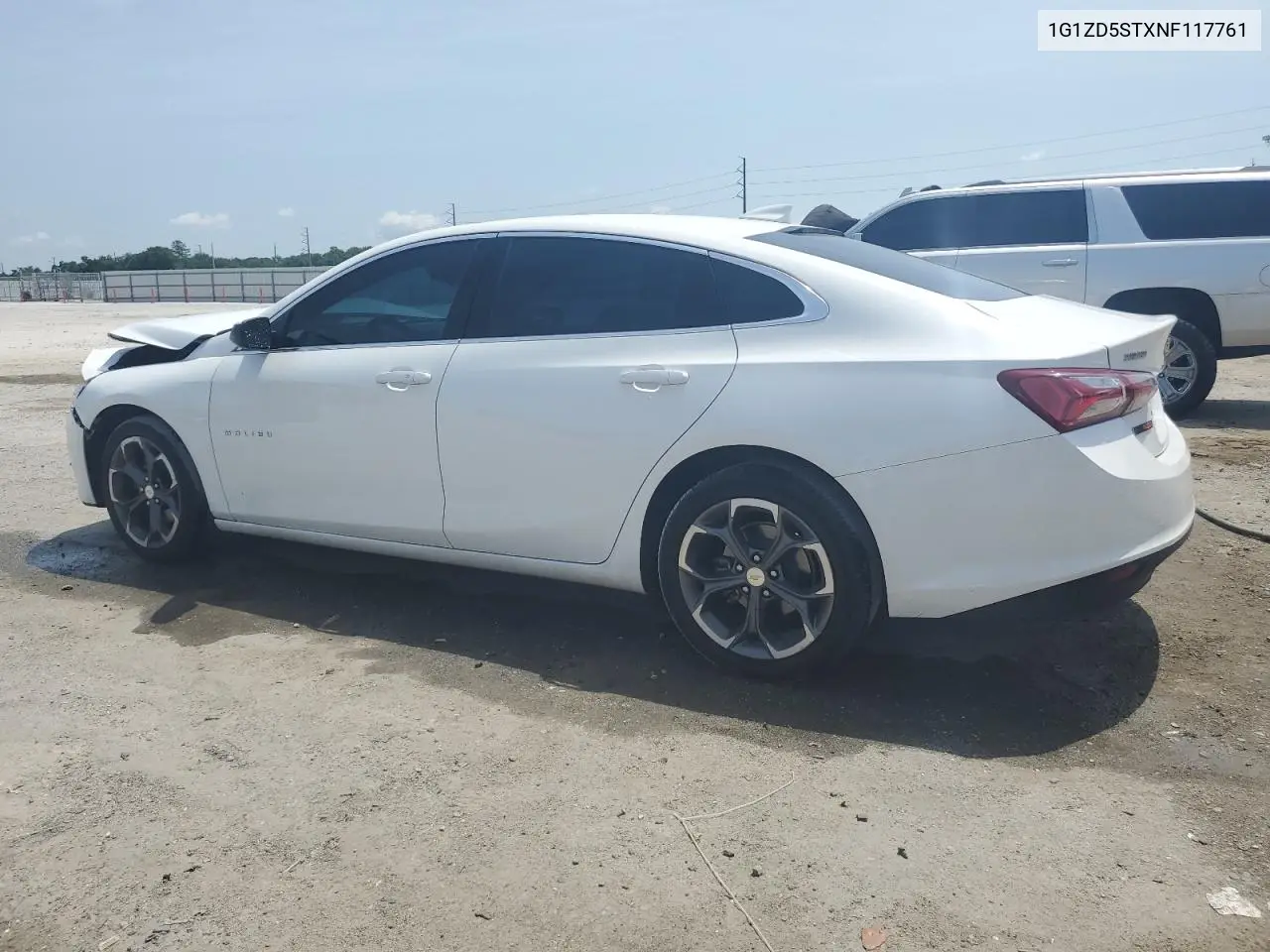2022 Chevrolet Malibu Lt VIN: 1G1ZD5STXNF117761 Lot: 57657315