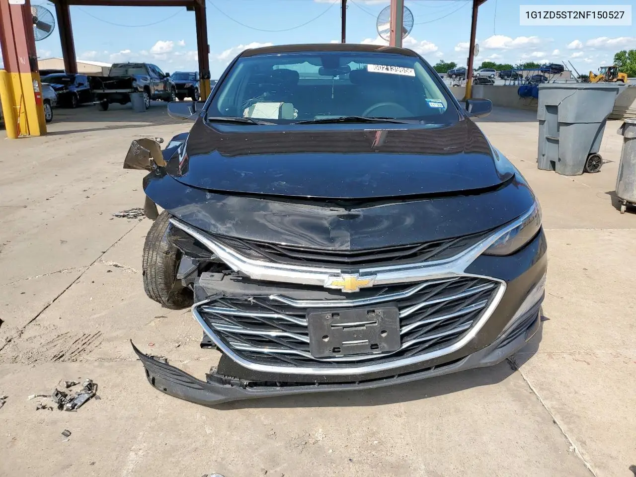 2022 Chevrolet Malibu Lt VIN: 1G1ZD5ST2NF150527 Lot: 60213965