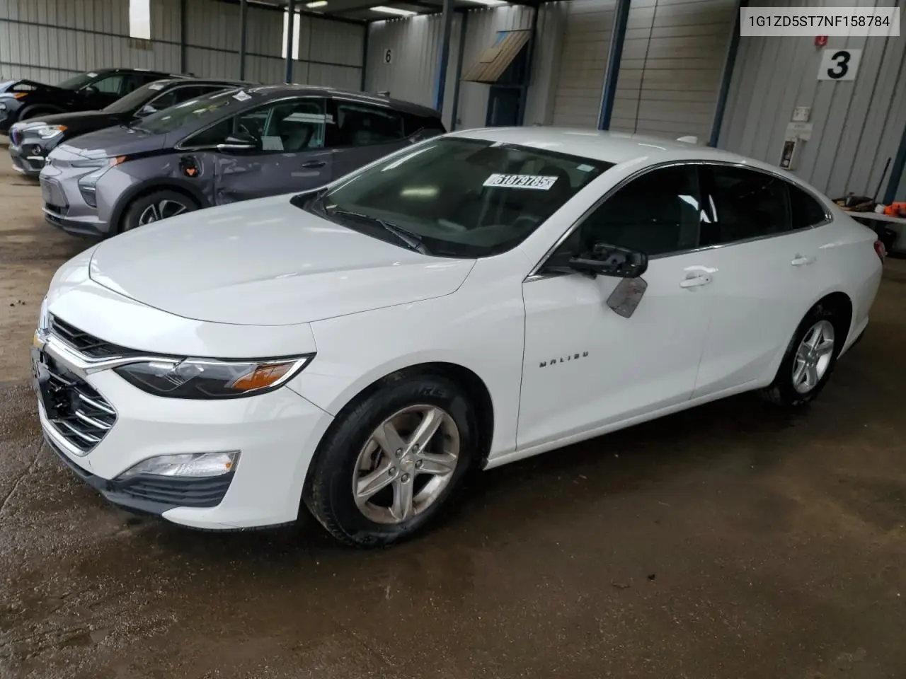 2022 Chevrolet Malibu Lt VIN: 1G1ZD5ST7NF158784 Lot: 61879785