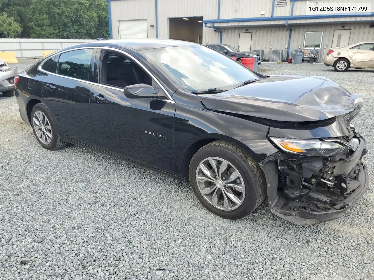 2022 Chevrolet Malibu Lt VIN: 1G1ZD5ST8NF171799 Lot: 62425135