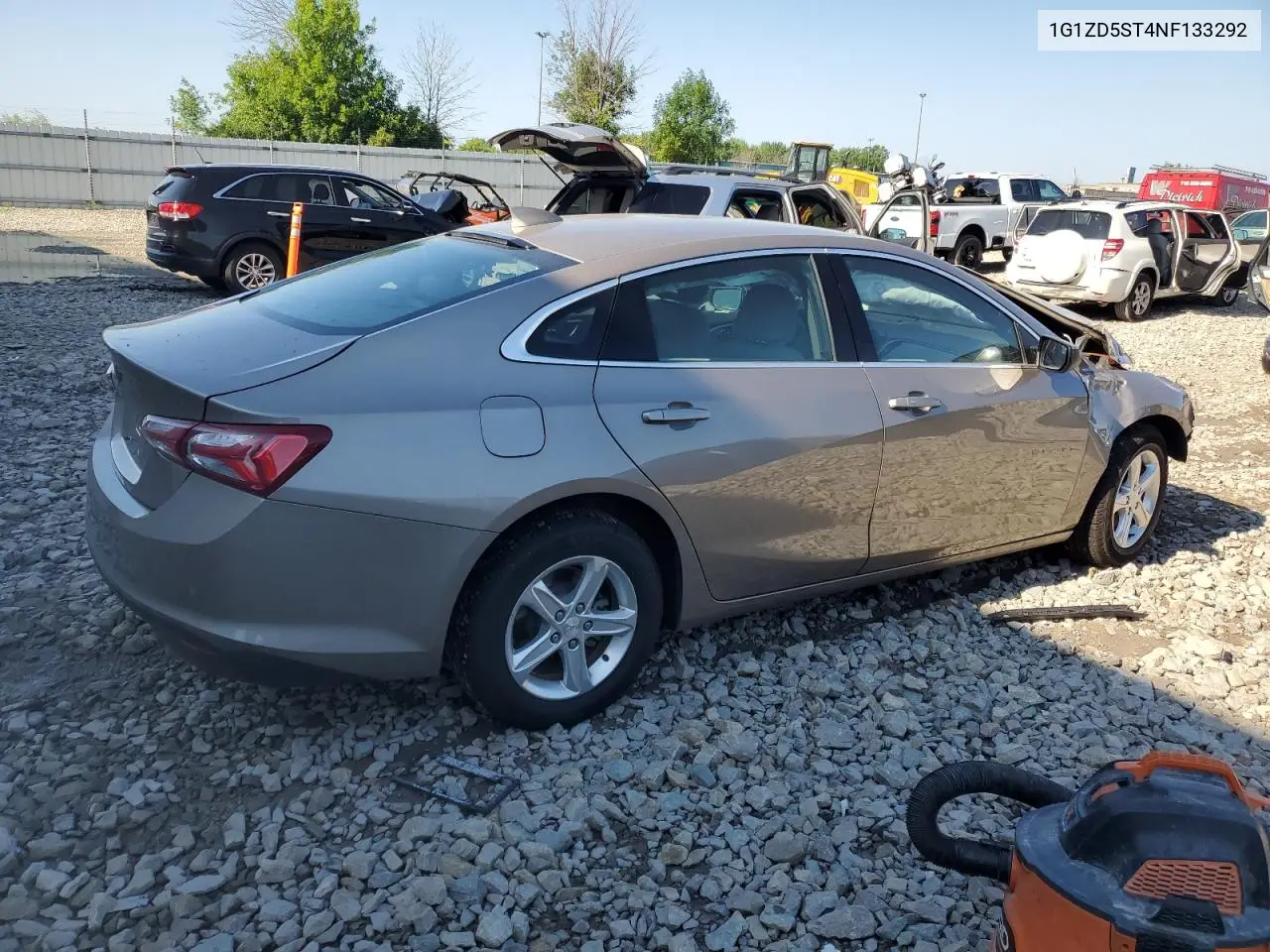 2022 Chevrolet Malibu Lt VIN: 1G1ZD5ST4NF133292 Lot: 62482805