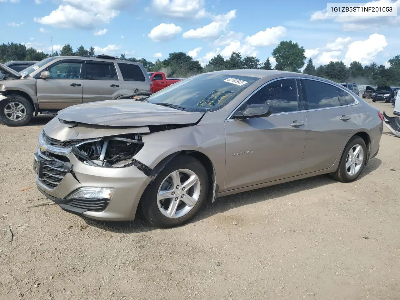 2022 Chevrolet Malibu Ls VIN: 1G1ZB5ST1NF201053 Lot: 62563945
