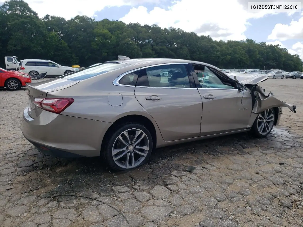 2022 Chevrolet Malibu Lt VIN: 1G1ZD5ST3NF122610 Lot: 62901835