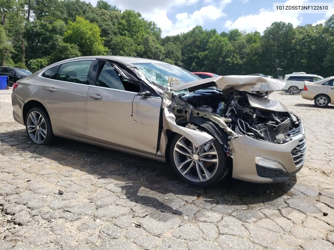 2022 Chevrolet Malibu Lt VIN: 1G1ZD5ST3NF122610 Lot: 62901835