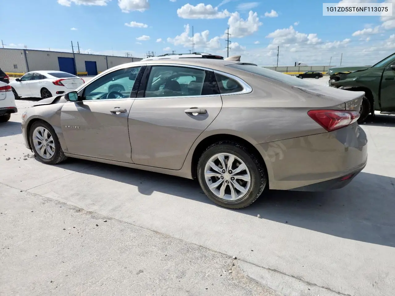 2022 Chevrolet Malibu Lt VIN: 1G1ZD5ST6NF113075 Lot: 62907025