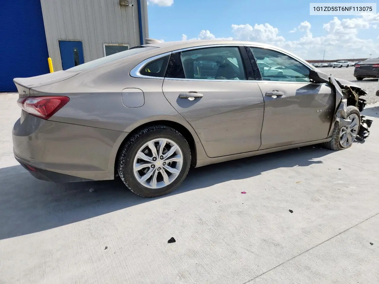 2022 Chevrolet Malibu Lt VIN: 1G1ZD5ST6NF113075 Lot: 62907025