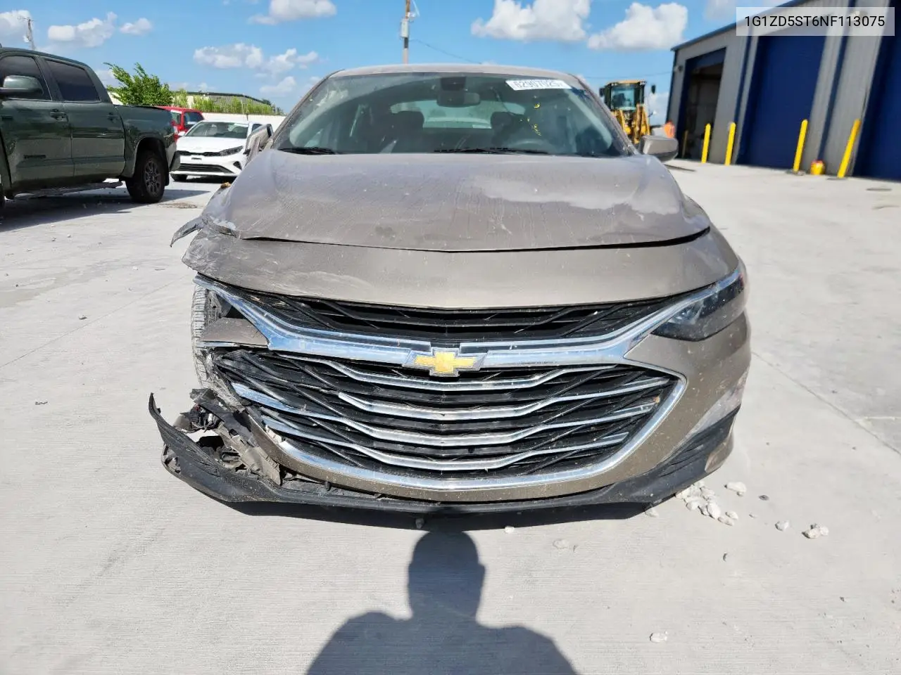 2022 Chevrolet Malibu Lt VIN: 1G1ZD5ST6NF113075 Lot: 62907025