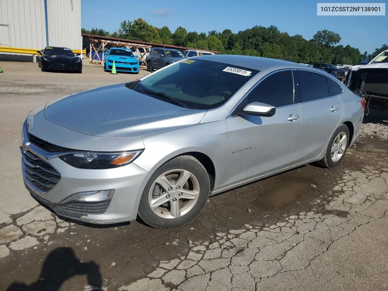 2022 Chevrolet Malibu Ls VIN: 1G1ZC5ST2NF138901 Lot: 65359815