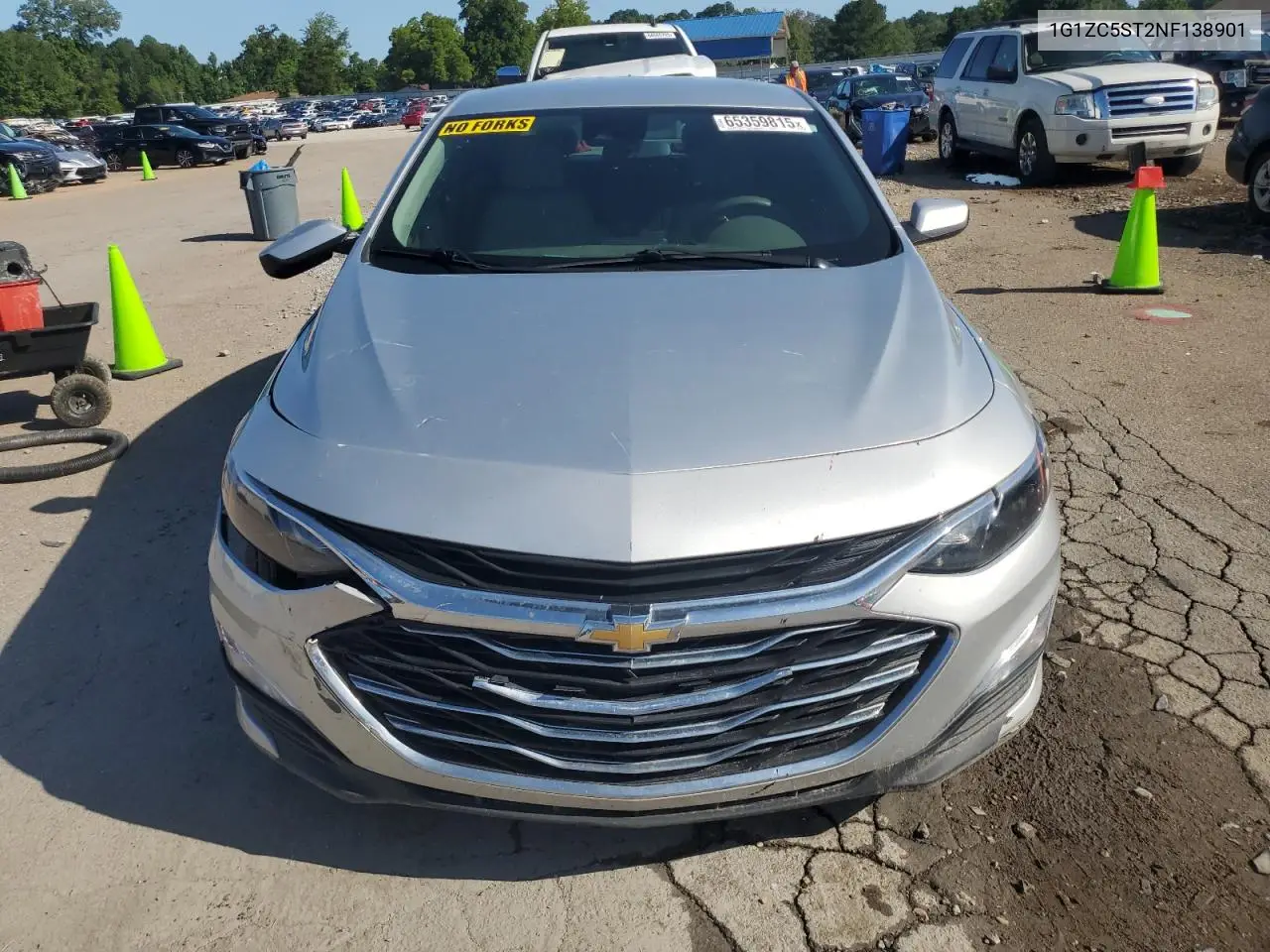 2022 Chevrolet Malibu Ls VIN: 1G1ZC5ST2NF138901 Lot: 65359815