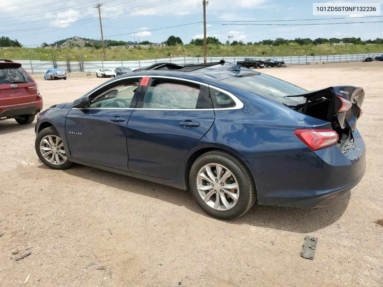 2022 Chevrolet Malibu Lt VIN: 1G1ZD5ST0NF132236 Lot: 65511065